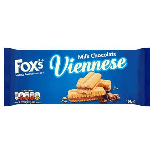 Foxs Chocolate Viennese Biscuits 120G