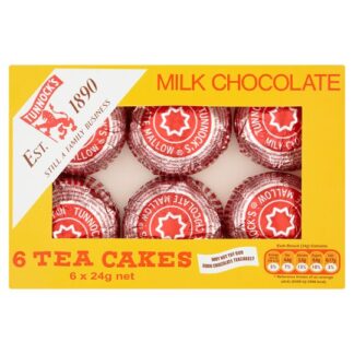 Tunnocks Milk Chocolate Teacakes 6X24g