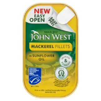 John West Mackerel Fillets in Oil 125G
