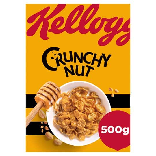 Kelloggs Crunchy Nut Corn Flakes Cereal 500G-min