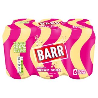 Barr American Cream Soda 6 x 330ml