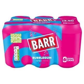 Barr Bubblegum 6 x 330ml