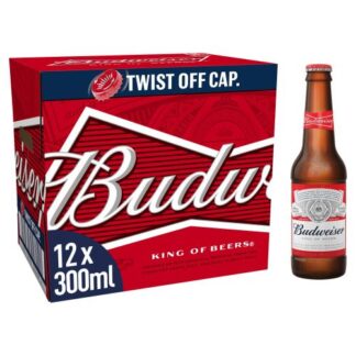 Budweiser 300ml x 12 Pack Bottle 4.5%