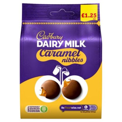 Cadburys Daily Milk Caramel Nibbles 95g