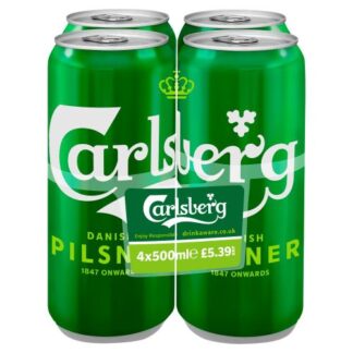 Carlsberg Pilsner 4 x 500ml