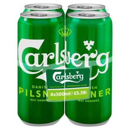 Carlsberg Pilsner 4 x 500ml