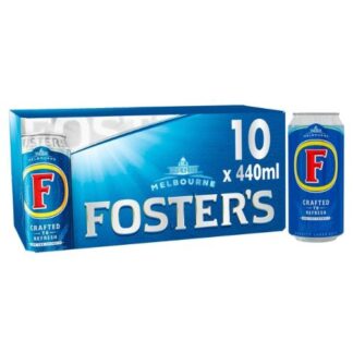 Fosters 440ml x 10 Cans Pack