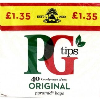 PG Tips The Original 40 Pyramid Bags 116g