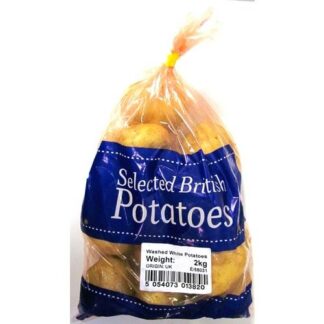 British Selected Washed White Potatoes 2Kg