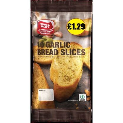 Farmer Jacks Garlic Slice 210g
