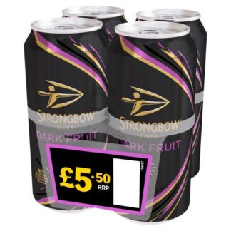 Strongbow Dark Fruit Cider 4 x 440ml Cans