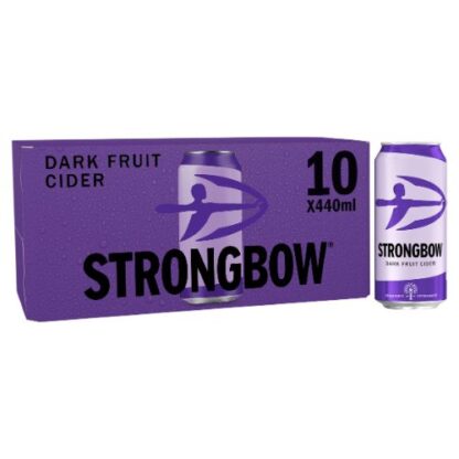 Strongbow Dark Fruit Cider 10 x 440ml Cans