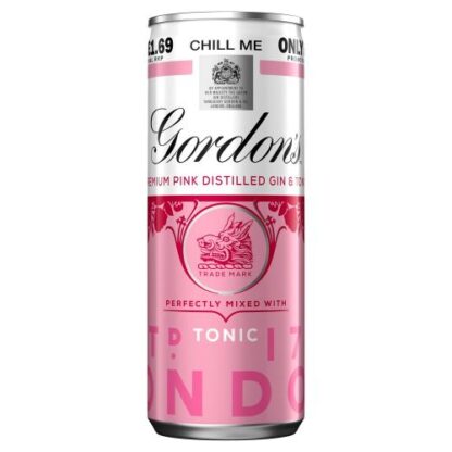 Gordon's Premium Pink Gin & Tonic 250ml