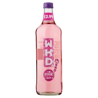 Wkd Alcoholic Mix Pink Gin Flavour 700Ml