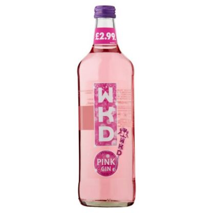 Wkd Alcoholic Mix Pink Gin Flavour 700Ml