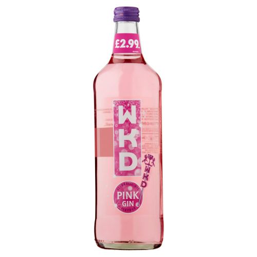Wkd Alcoholic Mix Pink Gin Flavour 700Ml