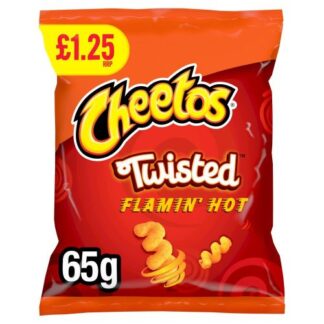 Cheetos Twisted Flamin Hot Snacks 65g