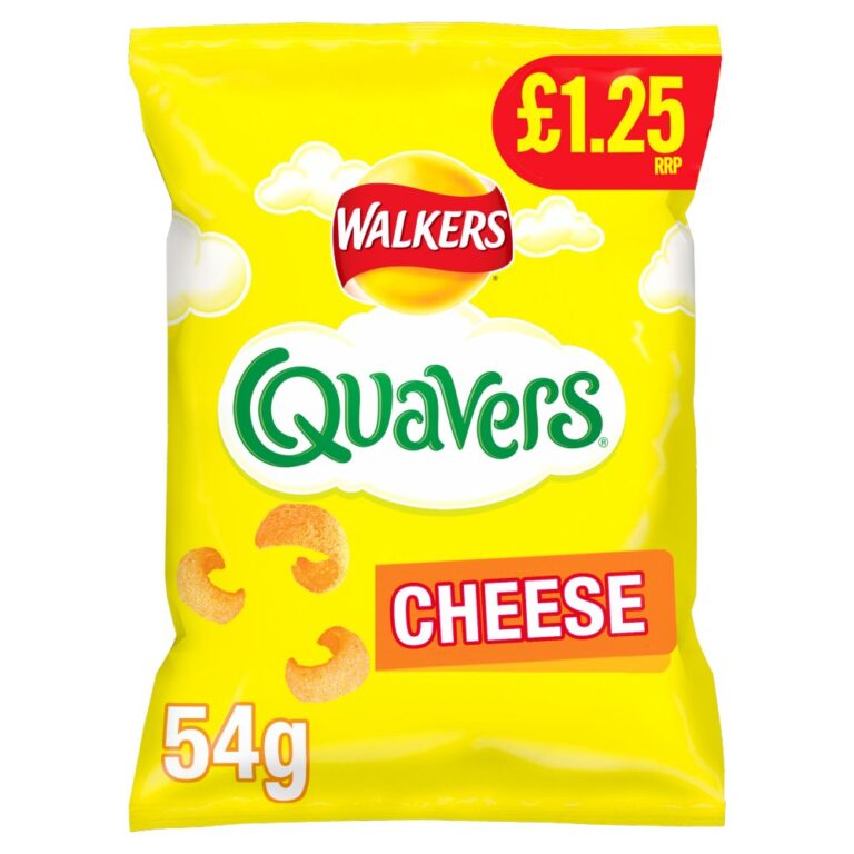 Walkers Quavers Cheese Snacks 54g BritishFoodMart