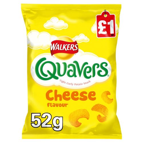 Walkers Quavers Cheese Snacks 52g BritishFoodMart
