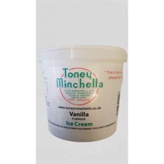 Toney Minchella Vanilla ice cream 500ml Tub