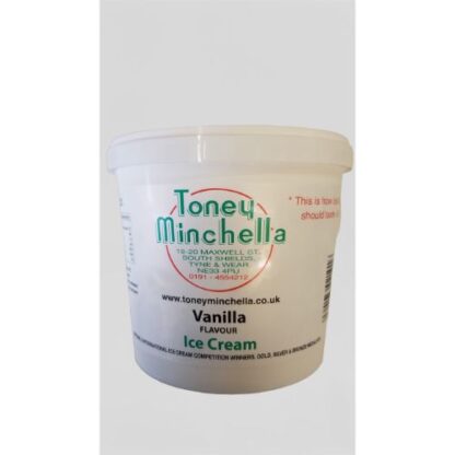 Toney Minchella Vanilla ice cream 500ml Tub