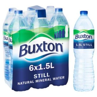 BUXTON NATURAL MINERAL WATER STILL 6 X 1.5LT