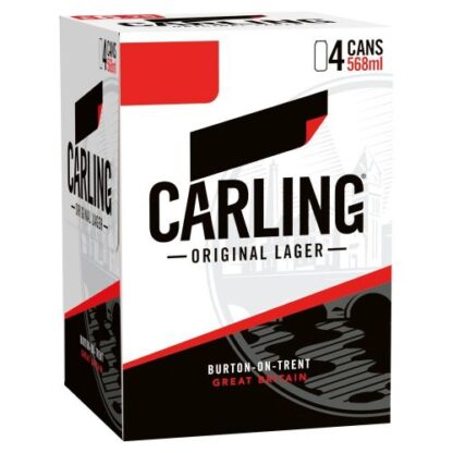 Carling Beer 4 x 568ml Cans