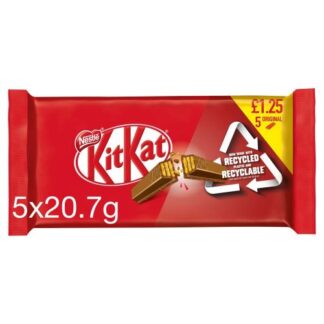 Kit Kat 2 Finger Milk Chocolate Biscuits 5 Pack 103.5G