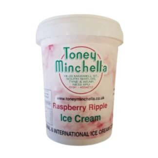 Toney Minchella Raspberry Ripple ice cream 500ml Tub