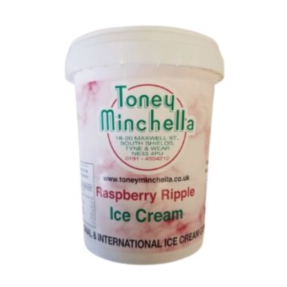Toney Minchella Raspberry Ripple ice cream 500ml Tub