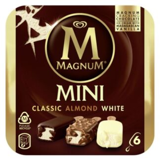 Magnum Mini Classic Almond White 6 Ice Creams
