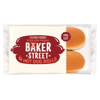 Baker Street 4 Hot Dog Rolls