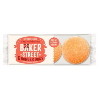 Baker Street 6 Burger Buns with Sesame Seeds