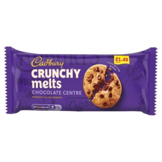 Cadbury Crunchy Melts Chocolate Centre Chocolate Chip Cookies 156g