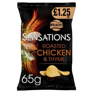 Walkers Sensations Roasted Chicken and Thyme Crisps 65g