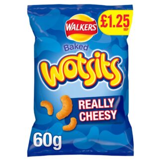 Walkers Wotsits Cheese Snacks Crisps 60g