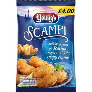 Youngs Scampi In Crispy Crumbs 220G