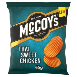 McCoy's Thai Sweet Chicken Flavour Ridge Cut Potato Crisps 65g