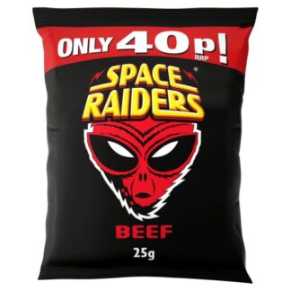 Space Raiders Beef Crisps 25g