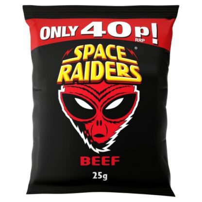 Space Raiders Beef Crisps 25g