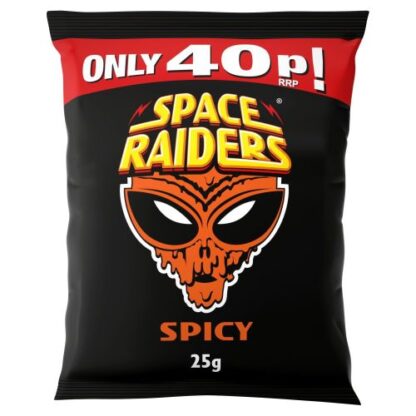 Space Raiders Spicy Crisps 25g