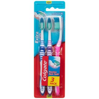 Colgate Extra Clean Toothbrush 3pk