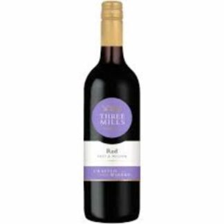Three Mills Classic Fruity Red Wine 75cl