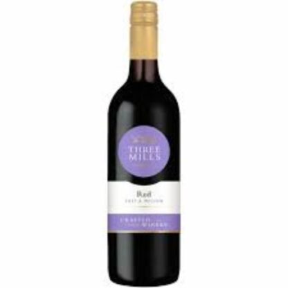 Three Mills Classic Fruity Red Wine 75cl