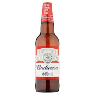 Budweiser Lager Beer Bottle 660ml
