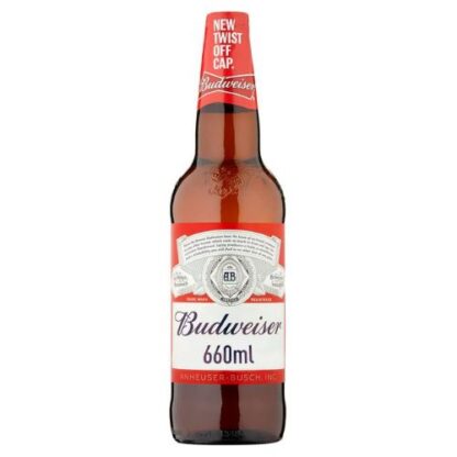 Budweiser Lager Beer Bottle 660ml