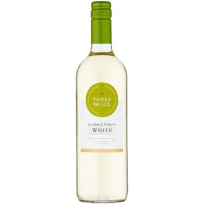 Three Mills Classic Fruity White Wine 75cl