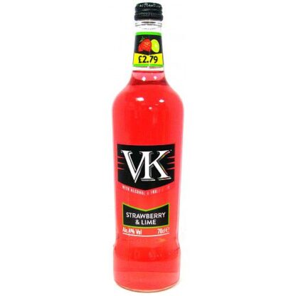 Vk Strawberry and Lime 70cl