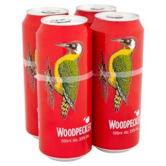 Woodpecker Cider 4 x 500ml Cans