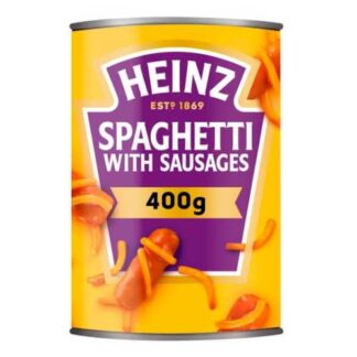 Heinz Spaghetti with Sausages in Tomato Sauce 400g